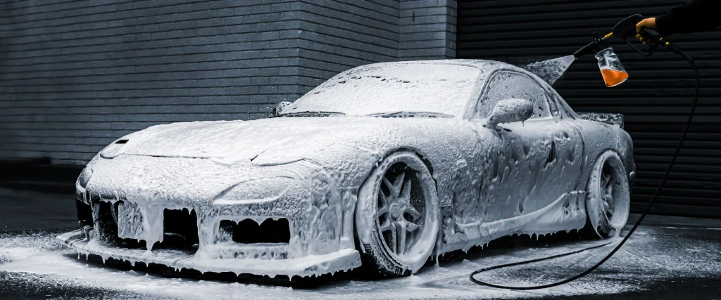 simpele wasbeurt / exterieur detailing